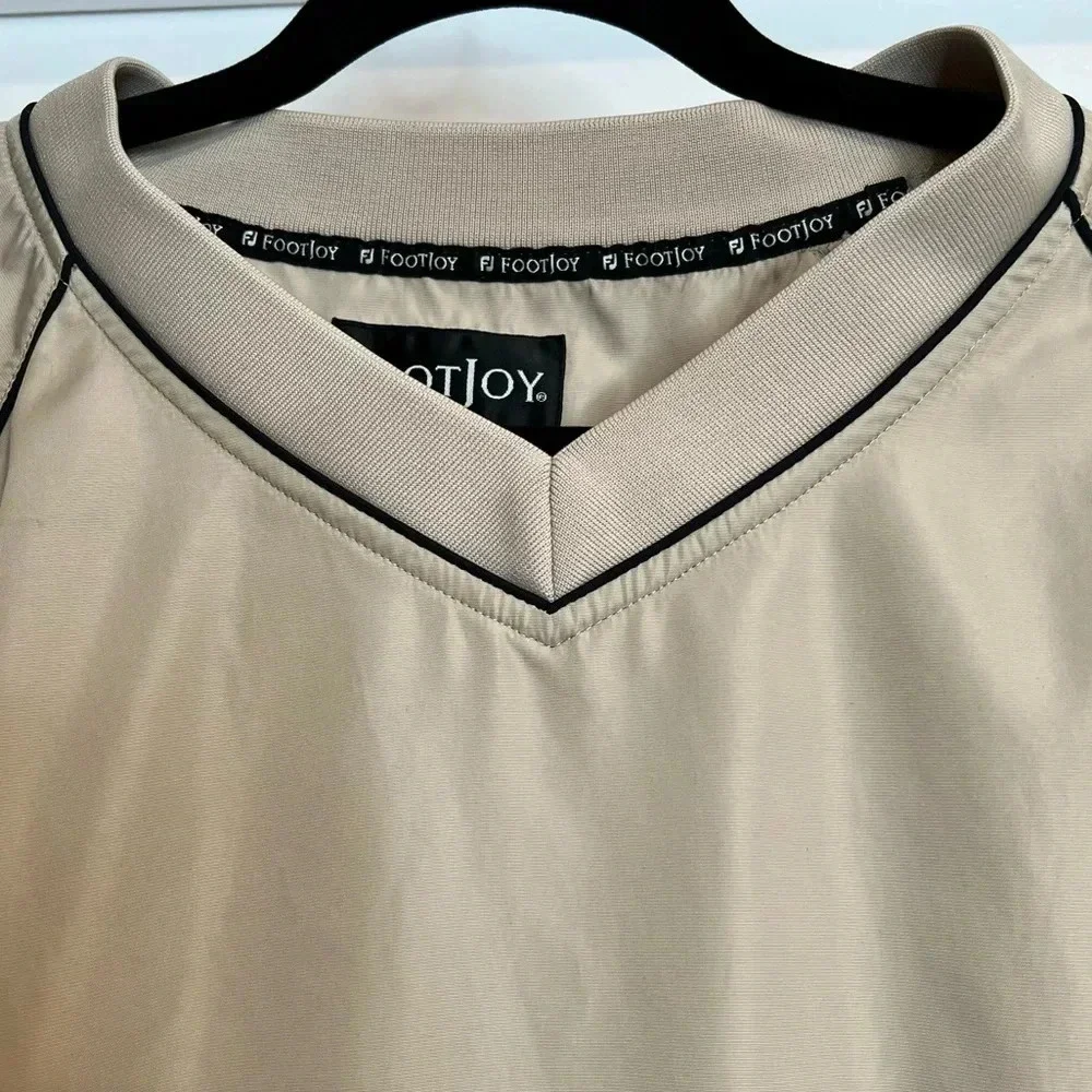 FootJoy FJ Men’s Tan Pullover Windbreaker. Size‎ XL.